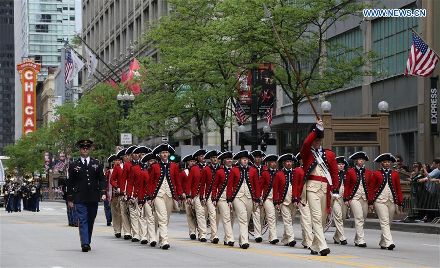 U.S.-CHICAGO-MEMORIAL DAY-PARADE