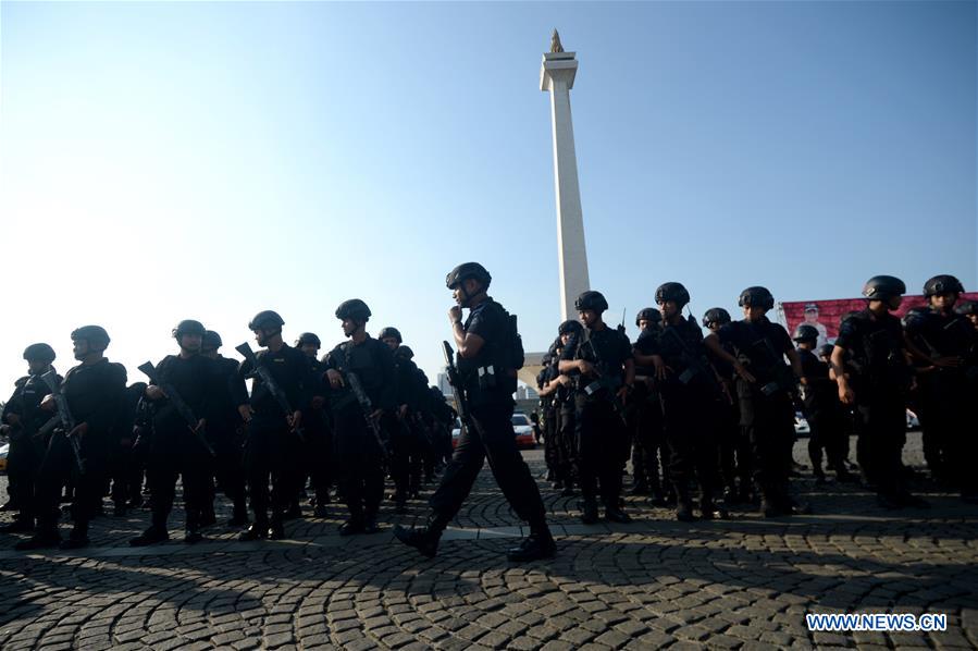 INDONESIA-JAKARTA-EID AL FITR-SECURITY