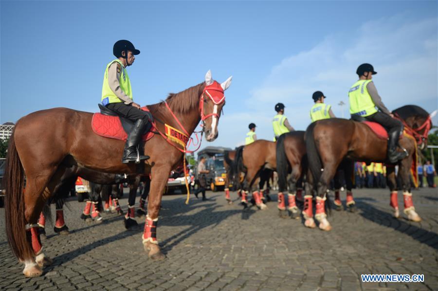 INDONESIA-JAKARTA-EID AL FITR-SECURITY