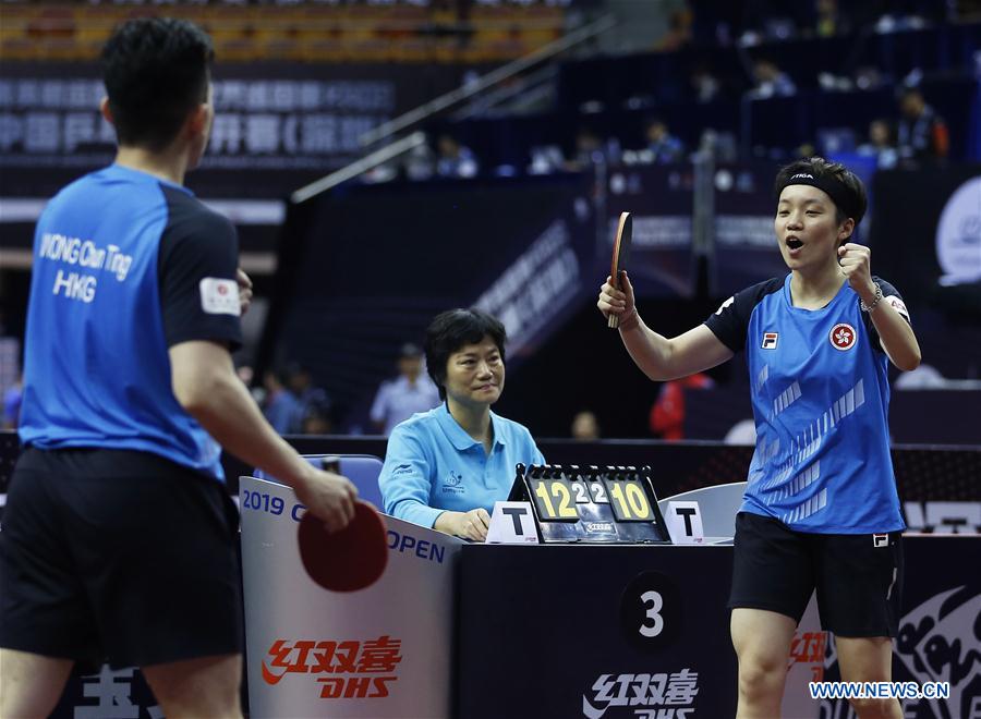 (SP)CHINA-SHENZHEN-TABLE TENNIS-CHINA OPEN-MIXED DOUBLES (CN)