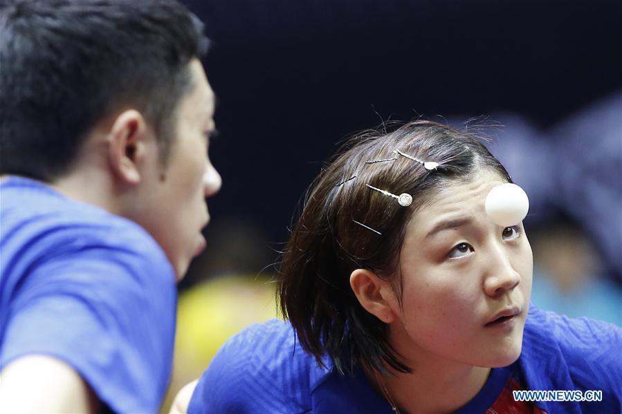 (SP)CHINA-SHENZHEN-TABLE TENNIS-CHINA OPEN-MIXED DOUBLES (CN)