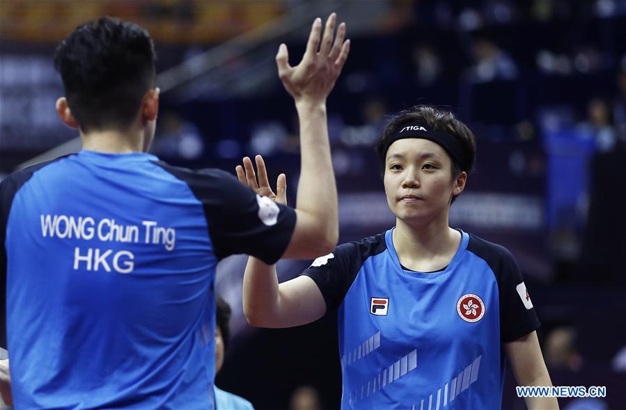 (SP)CHINA-SHENZHEN-TABLE TENNIS-CHINA OPEN-MIXED DOUBLES (CN)