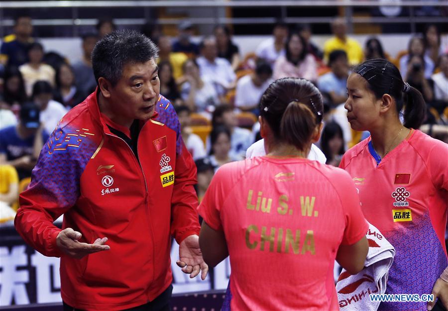 (SP)CHINA-SHENZHEN-TABLE TENNIS-CHINA OPEN-WOMEN'S DOUBLES (CN)