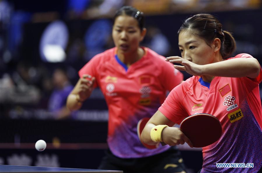 (SP)CHINA-SHENZHEN-TABLE TENNIS-CHINA OPEN-WOMEN'S DOUBLES (CN)