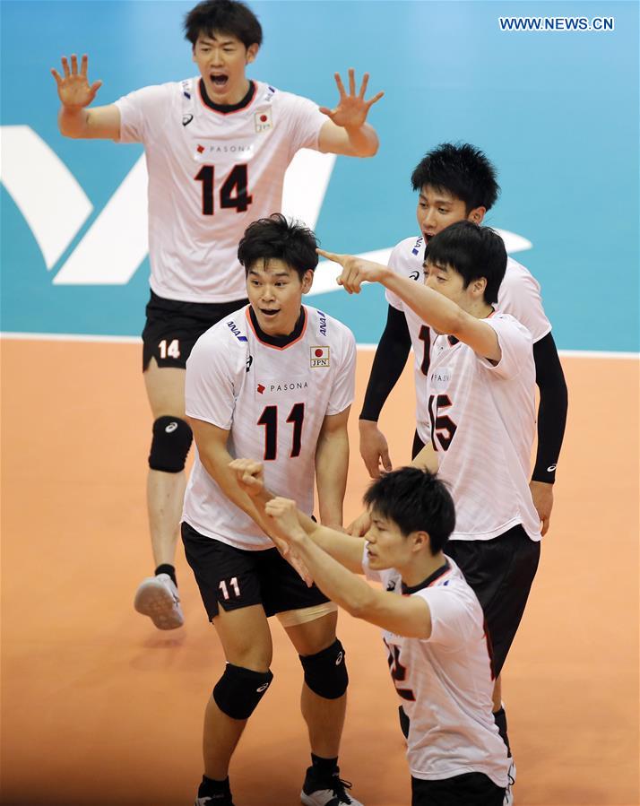 Japan stun Serbia 31 at start of Men's Volleyball Nations League