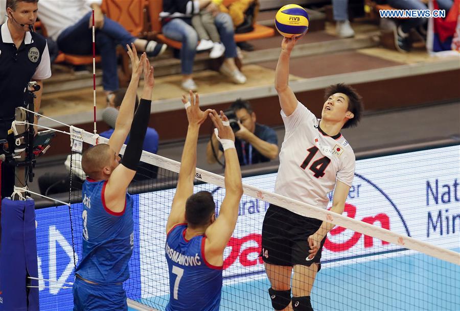 Japan stun Serbia 31 at start of Men's Volleyball Nations League