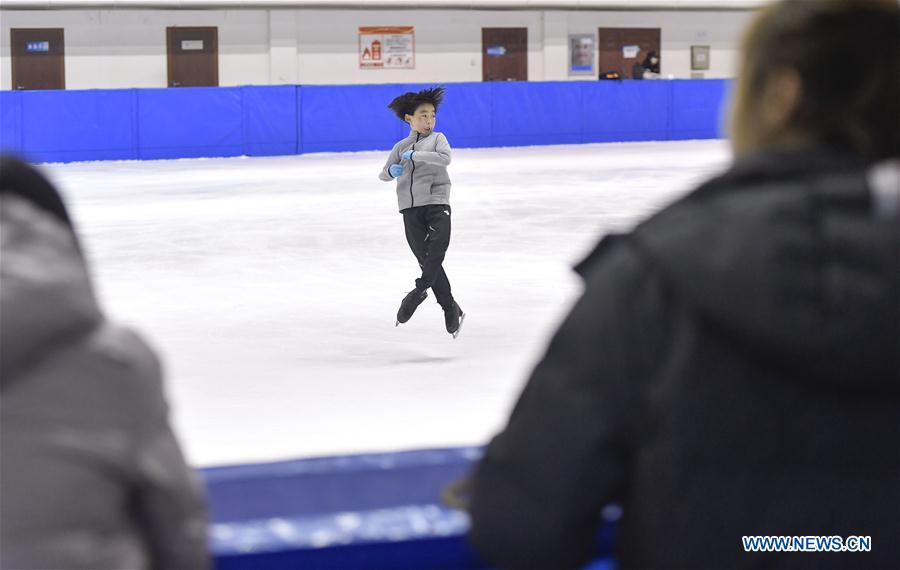 (SP)CHINA-CHANGCHUN-FIGURE SKATING-BOY (CN)