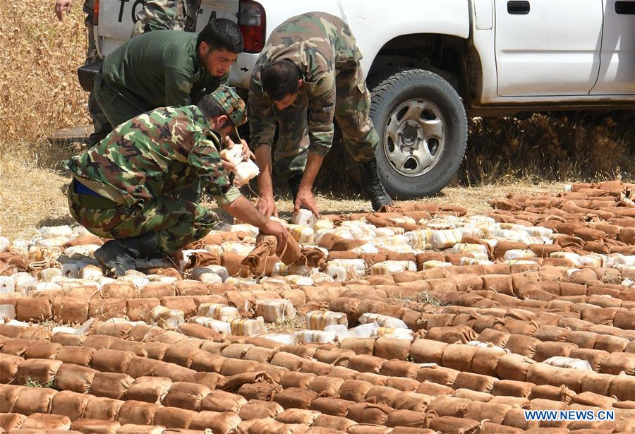 SYRIA-DARAA-EXPLOSIVES