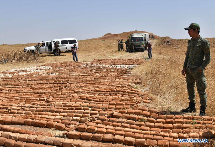 SYRIA-DARAA-EXPLOSIVES