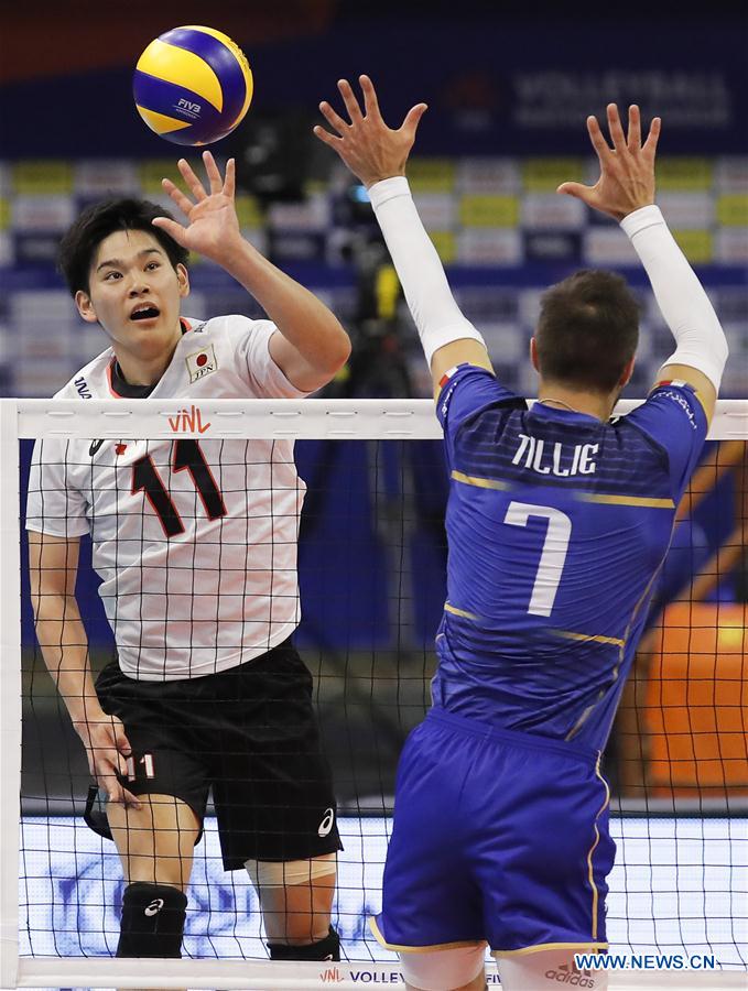 (SP)SERBIA-NOVI SAD-VOLLEYBALL-NATIONS LEAGUE-JAPAN VS FRANCE