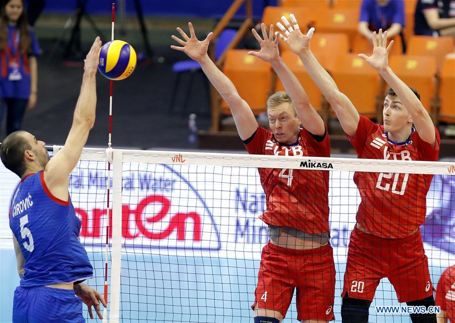 (SP)SERBIA-NOVI SAD-VOLLEYBALL-NATIONS LEAGUE-RUSSIA VS SERBIA