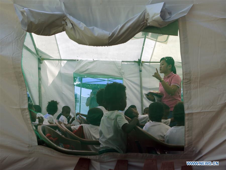 PHILIPPINES-PAMPANGA PROVINCE-FIRST DAY OF SCHOOL