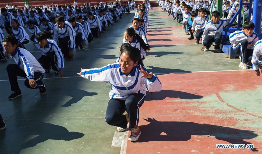 CHINA-TIBET-MANGKAM-EXERCISES (CN)