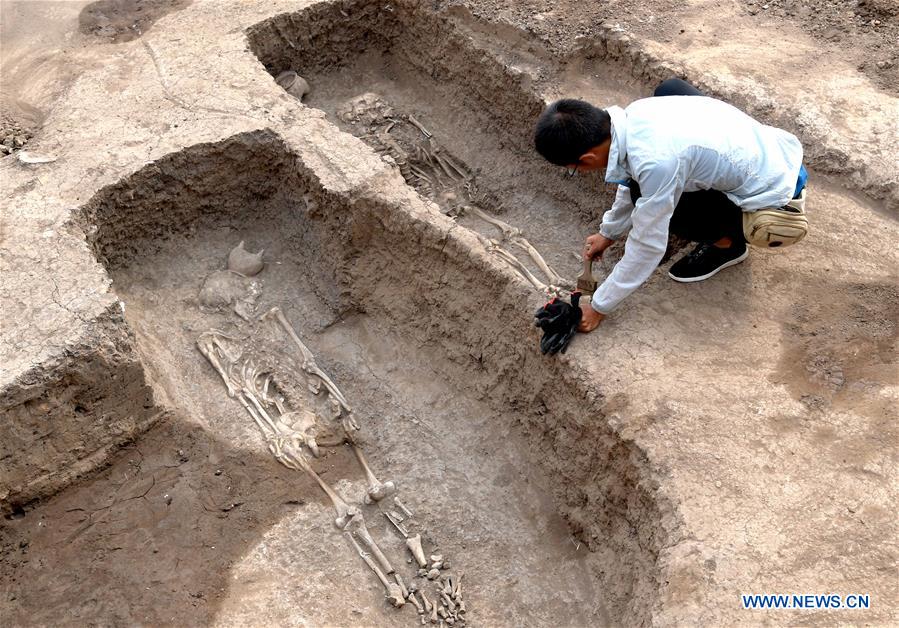 CHINA-HENAN-ANYANG-ANCIENT BRONZEWARE ARTISANS-FAMILY TOMB-IDENTIFICATION (CN)