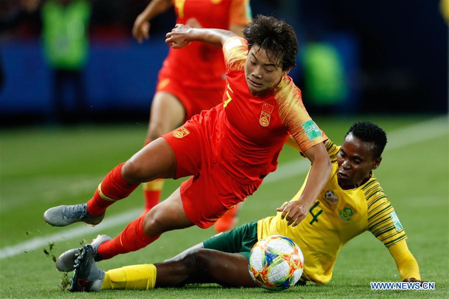 (SP)FRANCE-PARIS-FIFA WOMEN'S WORLD CUP-GROUP B-CHINA-SOUTH AFRICA