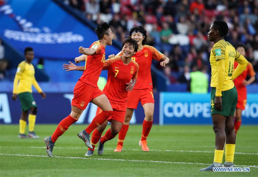 (SP)FRANCE-PARIS-FIFA WOMEN'S WORLD CUP-GROUP B-CHINA-SOUTH AFRICA