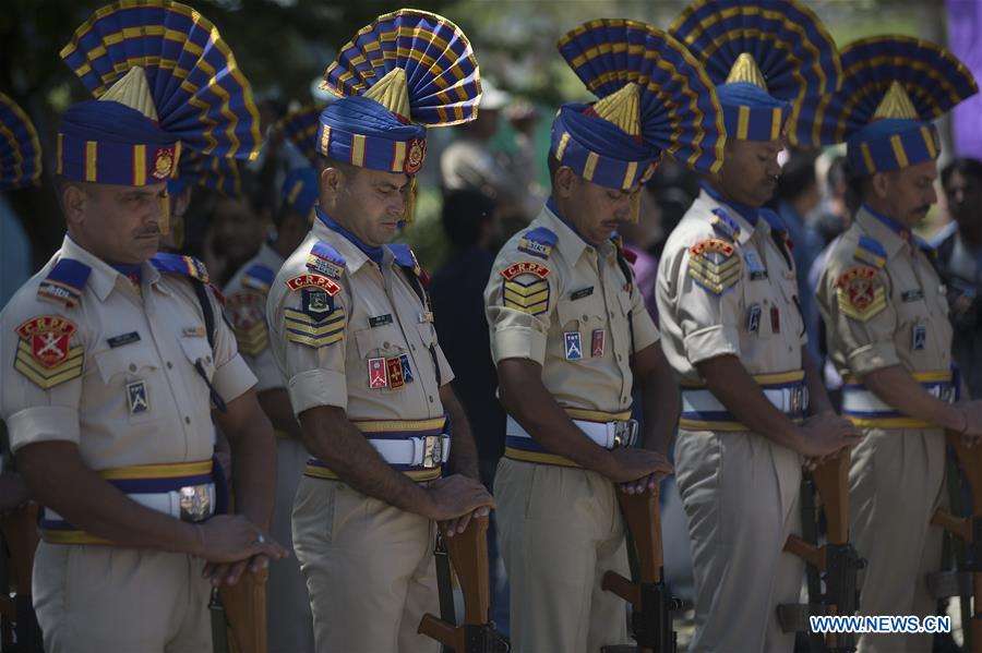 KASHMIR-SRINAGAR-WREATH LAYING CEREMONY