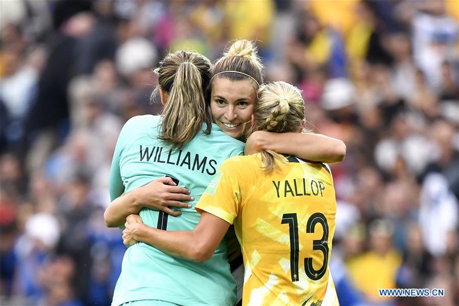 (SP)FRANCE-MONTPELLIER-2019 FIFA WOMEN'S WORLD CUP-GROUP C-BRAZIL VS AUSTRALIA