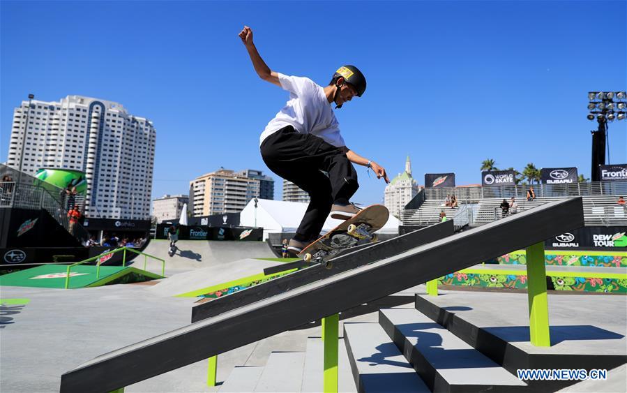 (SP)US-LOS ANGELES-SKATEBOARDING-DEW TOUR 2019