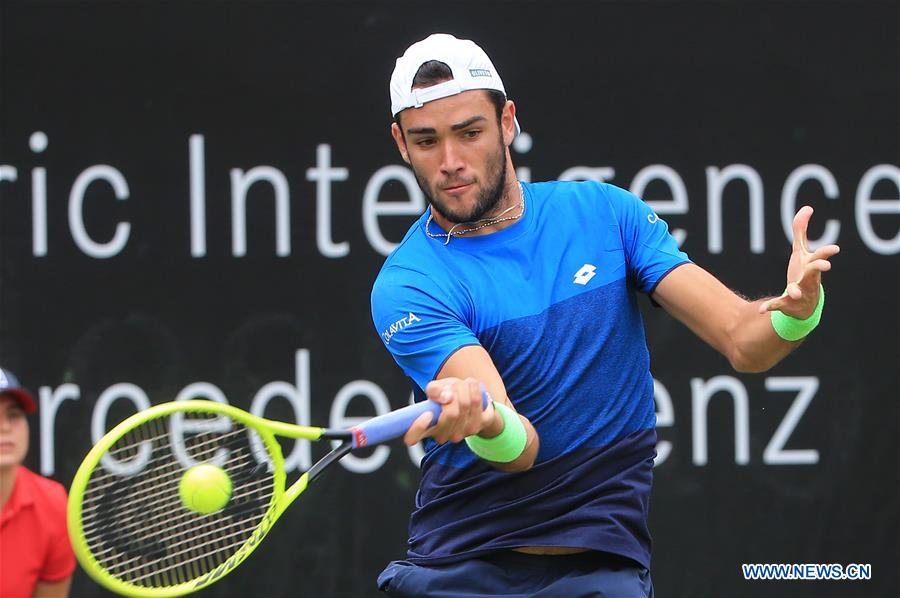 (SP)GERMANY-STUTTGART-TENNIS-MERCEDES CUP-QUARTERFINALS-DENIS KUDLA VS MATTEO BERRETTINI