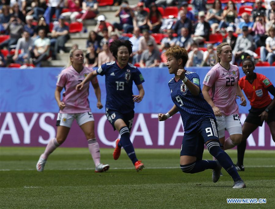 (SP)FRANCE-RENNES-2019 FIFA WOMEN'S WORLD CUP-GROUP D-JPN VS SCO