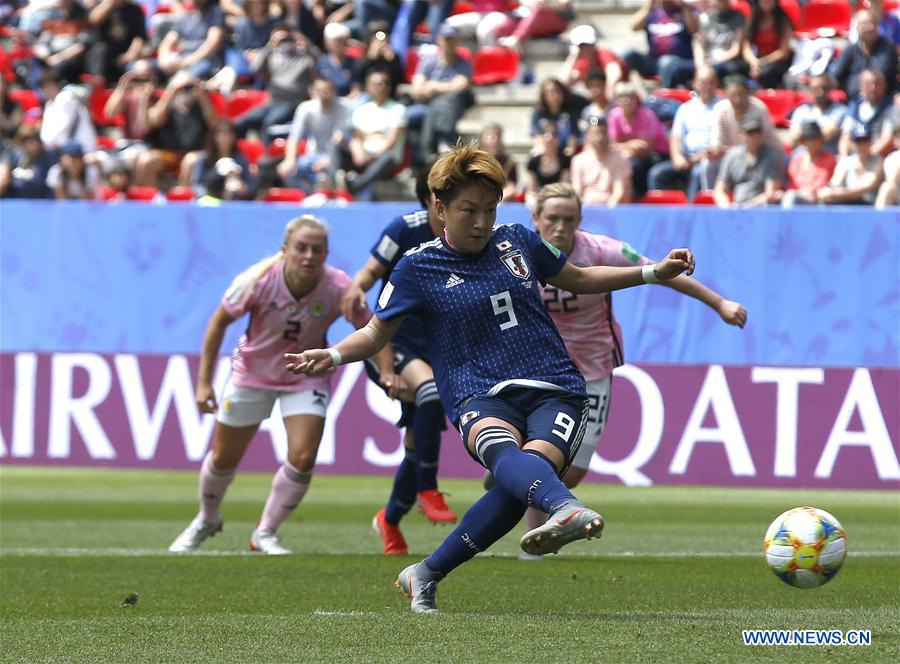 (SP)FRANCE-RENNES-2019 FIFA WOMEN'S WORLD CUP-GROUP D-JPN VS SCO