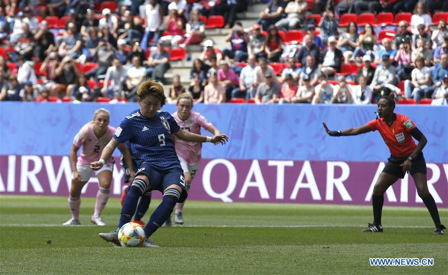 (SP)FRANCE-RENNES-2019 FIFA WOMEN'S WORLD CUP-GROUP D-JPN VS SCO