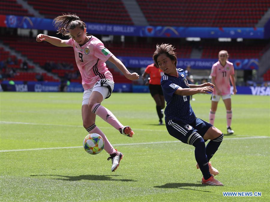 (SP)FRANCE-RENNES-2019 FIFA WOMEN'S WORLD CUP-GROUP D-JPN VS SCO