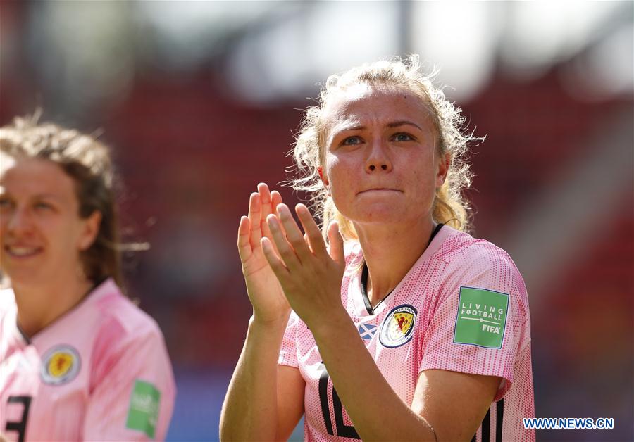 (SP)FRANCE-RENNES-2019 FIFA WOMEN'S WORLD CUP-GROUP D-JPN VS SCO