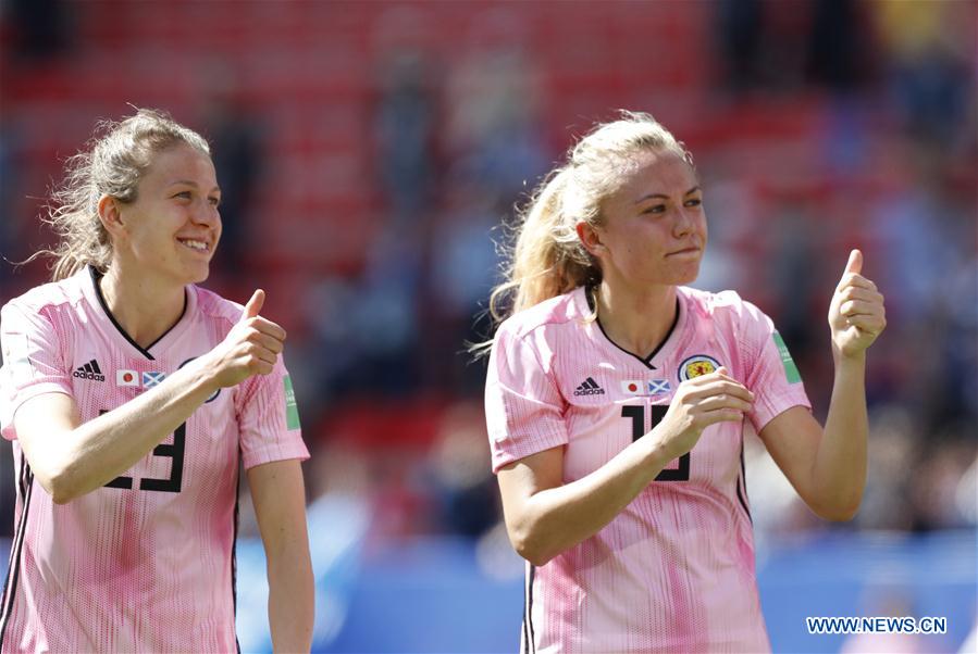 (SP)FRANCE-RENNES-2019 FIFA WOMEN'S WORLD CUP-GROUP D-JPN VS SCO