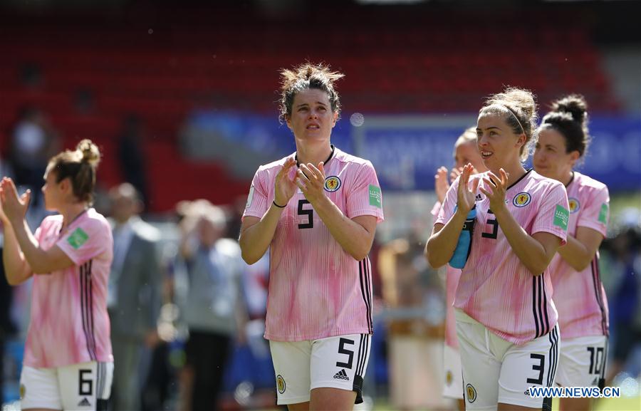 (SP)FRANCE-RENNES-2019 FIFA WOMEN'S WORLD CUP-GROUP D-JPN VS SCO