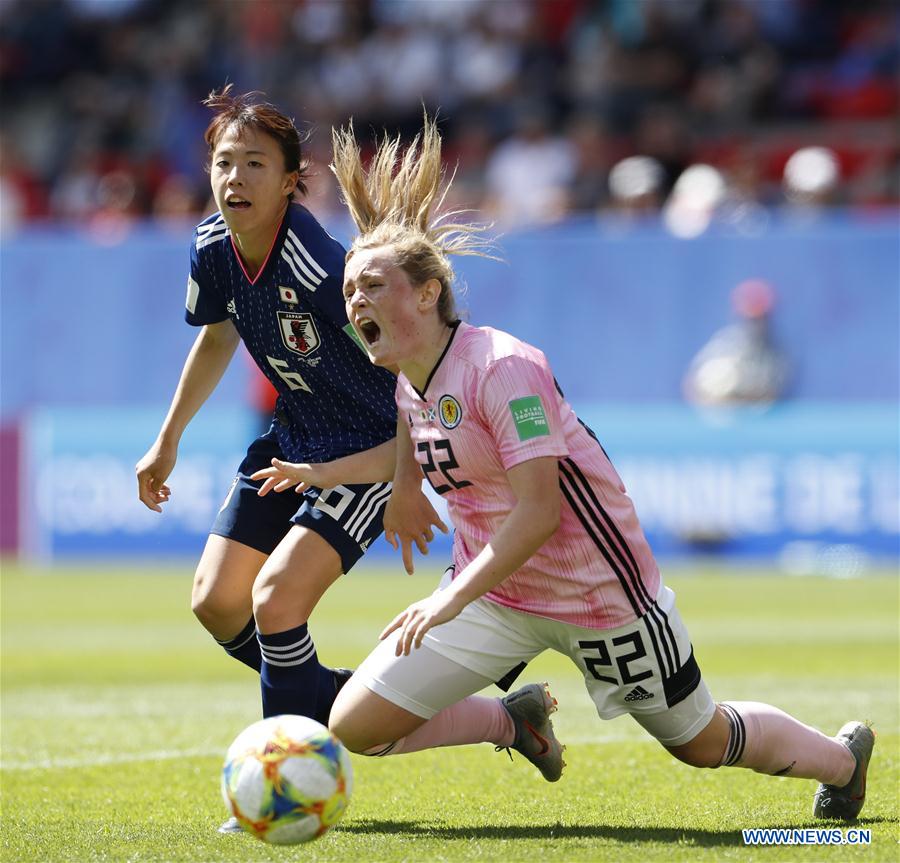 (SP)FRANCE-RENNES-2019 FIFA WOMEN'S WORLD CUP-GROUP D-JPN VS SCO