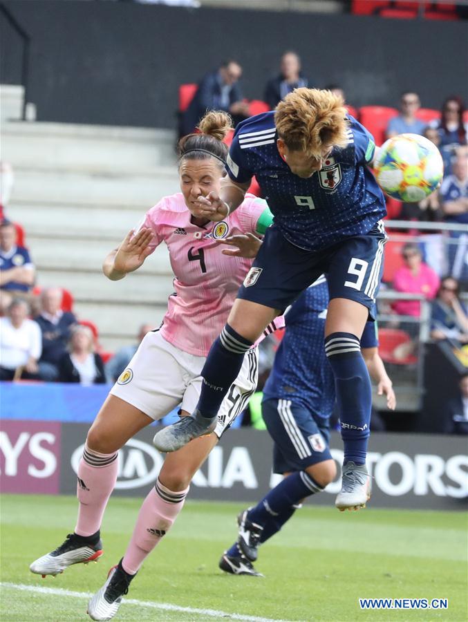 (SP)FRANCE-RENNES-2019 FIFA WOMEN'S WORLD CUP-GROUP D-JPN VS SCO