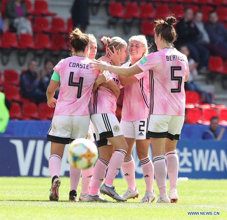 (SP)FRANCE-RENNES-2019 FIFA WOMEN'S WORLD CUP-GROUP D-JPN VS SCO