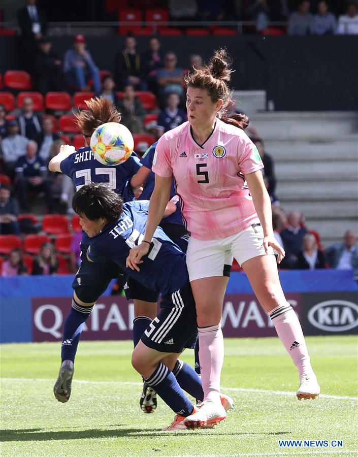 (SP)FRANCE-RENNES-2019 FIFA WOMEN'S WORLD CUP-GROUP D-JPN VS SCO