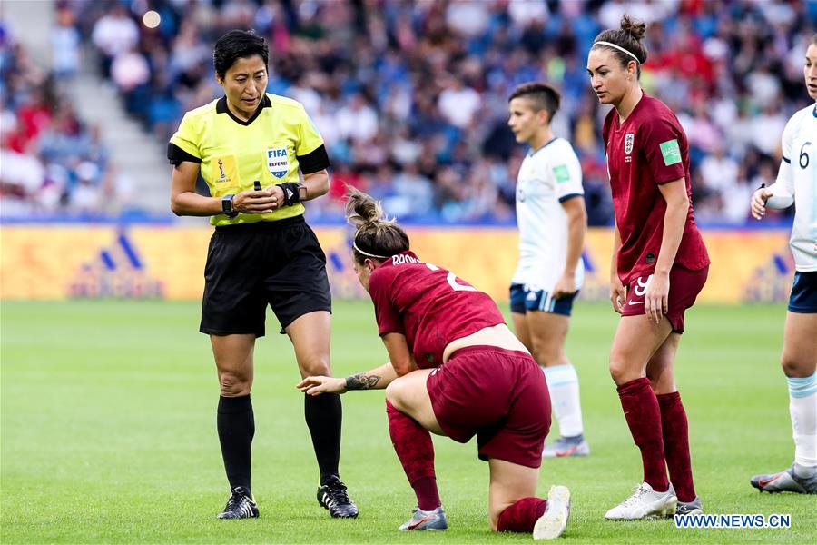 #(SP)FRANCE-RENNES-2019 FIFA WOMEN'S WORLD CUP-GROUP D-REFEREE