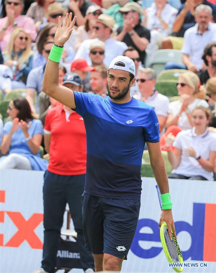 (SP)GERMANY-STUTTGART-TENNIS-MERCEDES CUP-SEMIFINAL-JAN-LENNARD STRUFF VS MATTEO BERRETTINI