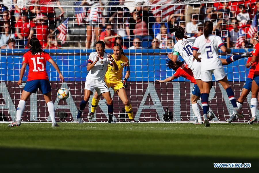 (SP)FRANCE-PARIS-FIFA WOMEN'S WORLD CUP-GROUP F-USA-CHILE