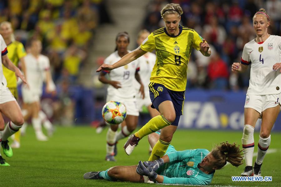 (SP)FRANCE-LE HAVRE-SOCCER-FIFA WOMEN'S WORLD CUP-SWE VS USA