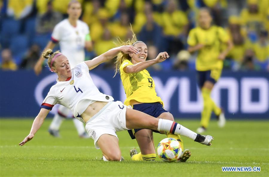 (SP)FRANCE-LE HAVRE-SOCCER-FIFA WOMEN'S WORLD CUP-SWE VS USA