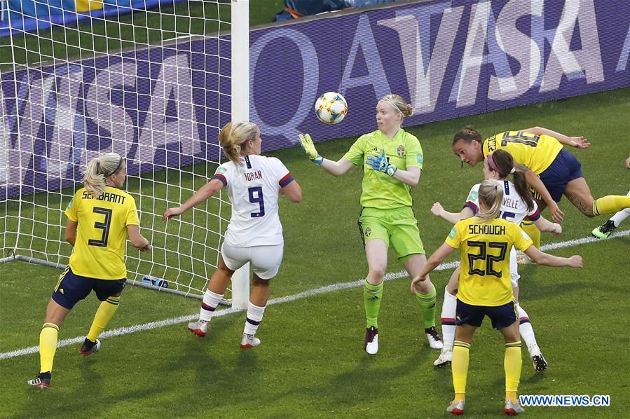 (SP)FRANCE-LE HAVRE-SOCCER-FIFA WOMEN'S WORLD CUP-SWE VS USA