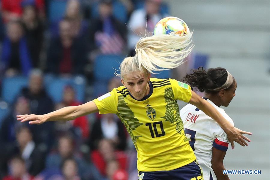 (SP)FRANCE-LE HAVRE-SOCCER-FIFA WOMEN'S WORLD CUP-SWE VS USA