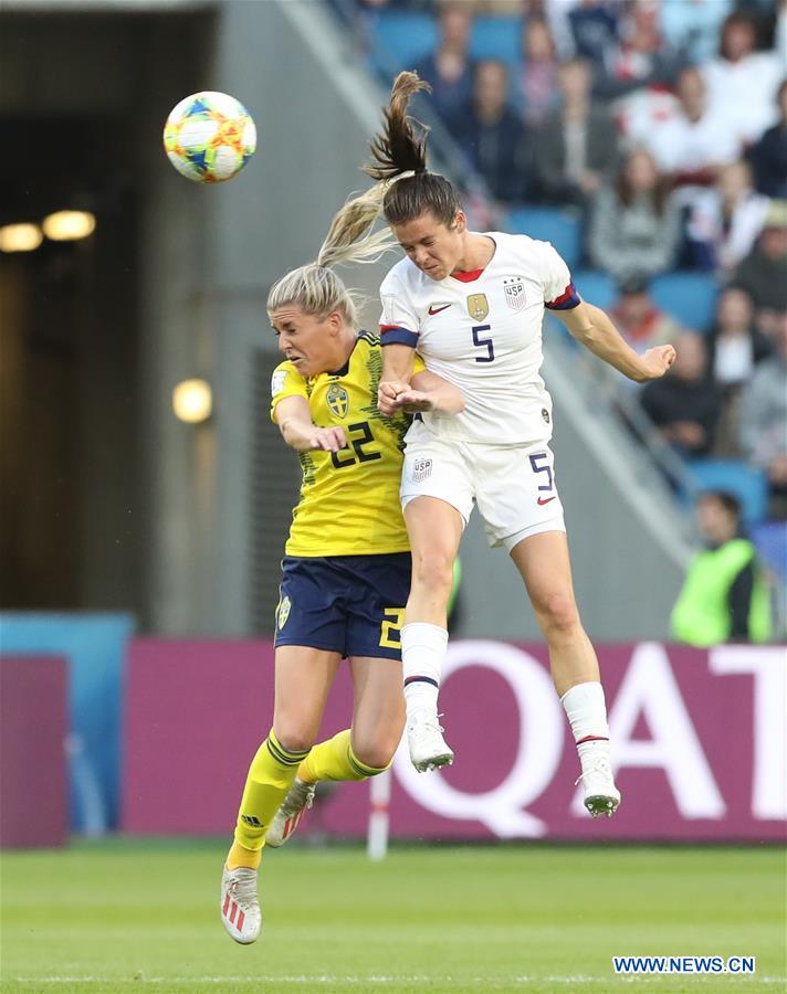 (SP)FRANCE-LE HAVRE-SOCCER-FIFA WOMEN'S WORLD CUP-SWE VS USA