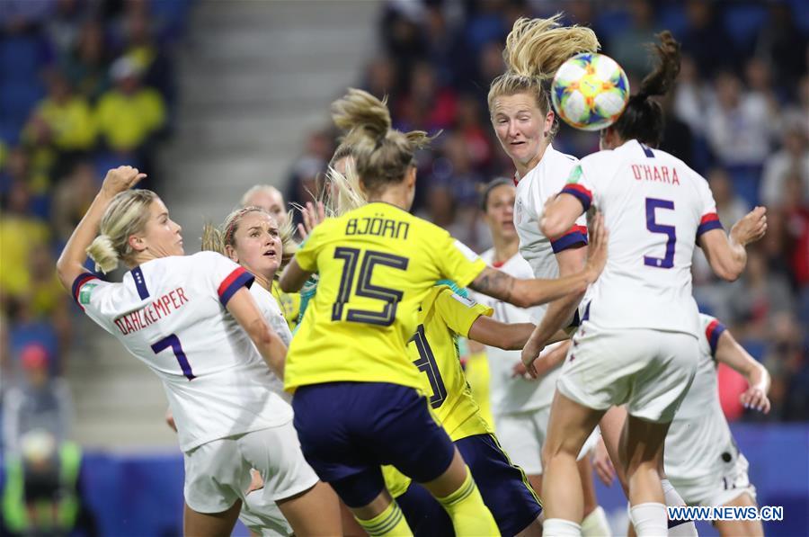 (SP)FRANCE-LE HAVRE-SOCCER-FIFA WOMEN'S WORLD CUP-SWE VS USA