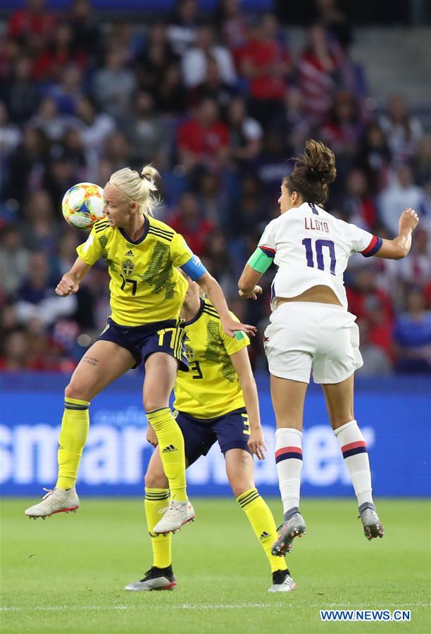 (SP)FRANCE-LE HAVRE-SOCCER-FIFA WOMEN'S WORLD CUP-SWE VS USA