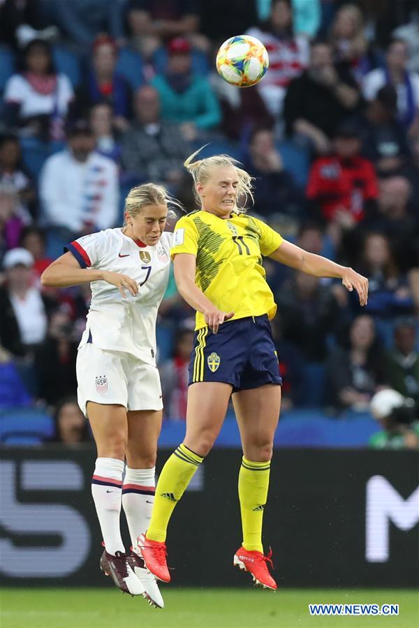 (SP)FRANCE-LE HAVRE-SOCCER-FIFA WOMEN'S WORLD CUP-SWE VS USA