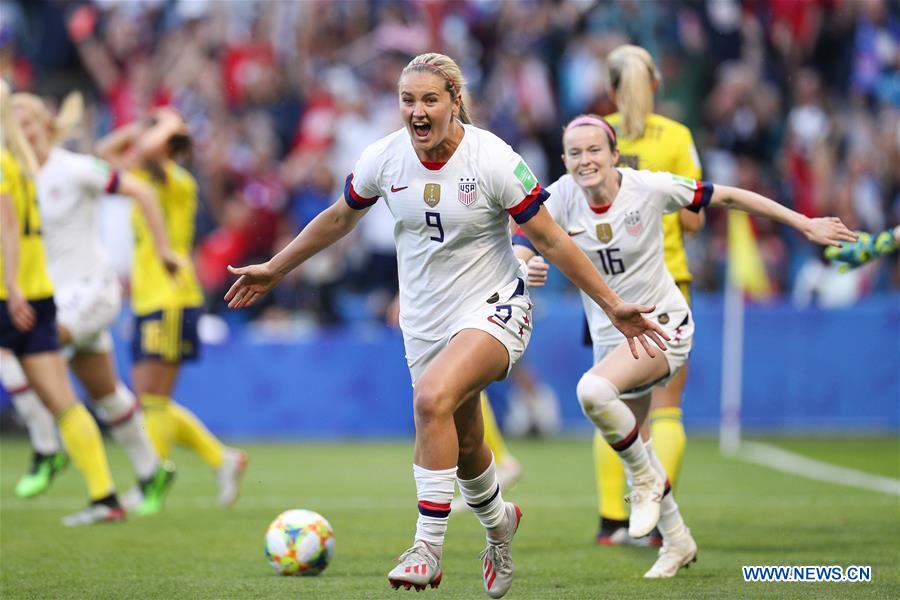 (SP)FRANCE-LE HAVRE-SOCCER-FIFA WOMEN'S WORLD CUP-SWE VS USA