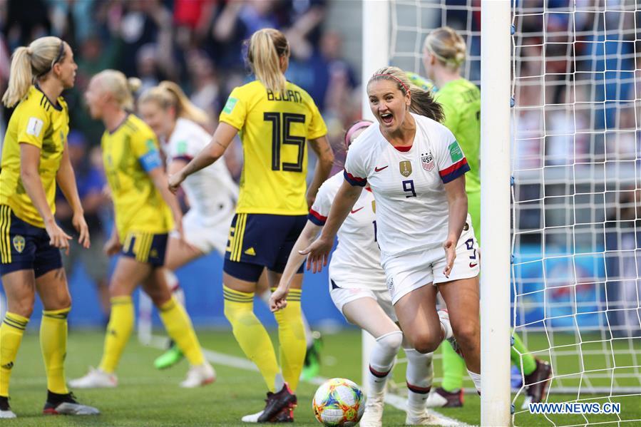 (SP)FRANCE-LE HAVRE-SOCCER-FIFA WOMEN'S WORLD CUP-SWE VS USA