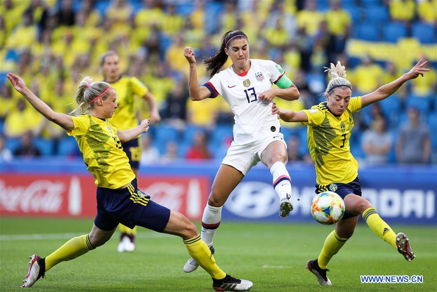 (SP)FRANCE-LE HAVRE-SOCCER-FIFA WOMEN'S WORLD CUP-SWE VS USA