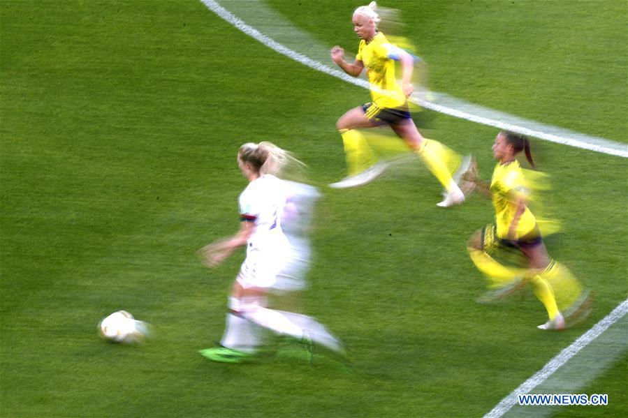 (SP)FRANCE-LE HAVRE-SOCCER-FIFA WOMEN'S WORLD CUP-SWE VS USA